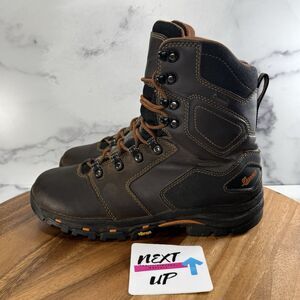 Danner Men's Vicious 8" Leather GTX Comp Safety Toe Work Boots Brown Size 8